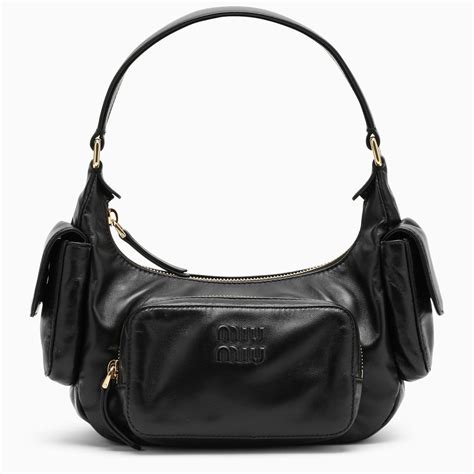 miu miu nappa leather padlock bag|Black Nappa Leather Pocket Bag .